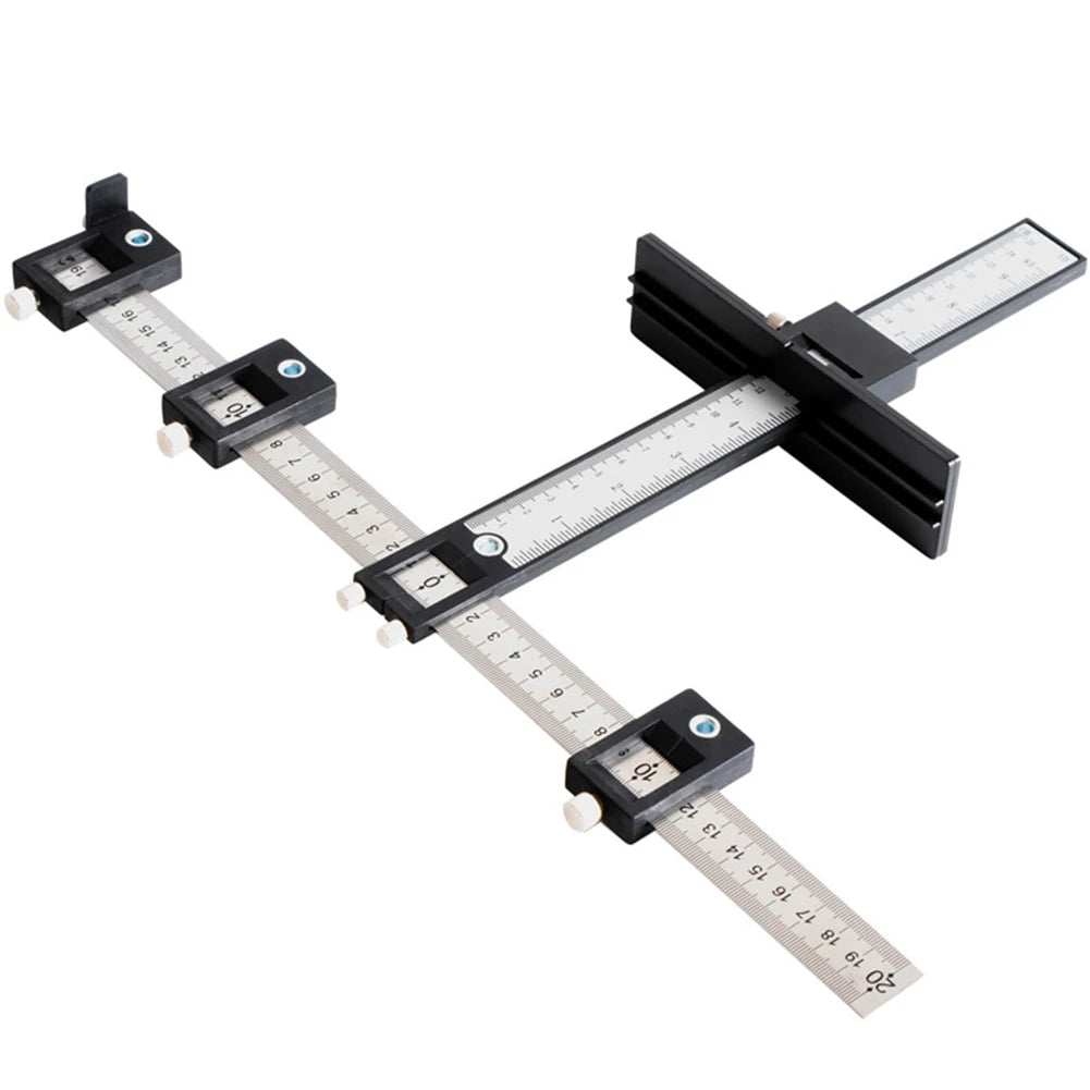 Location Drill Bit Drill Punch Locator Jig Drill Guide Cabinet Handle Knob Template Locator Hole Punch Tool for Woodworking